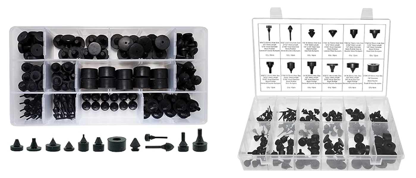Rubber Bumper Assortment Bumper Compatible With GM Ford and Chrysler Replace Rubber Bumper Assortment Bumper Compatible With GM Ford and Chrysler Replace